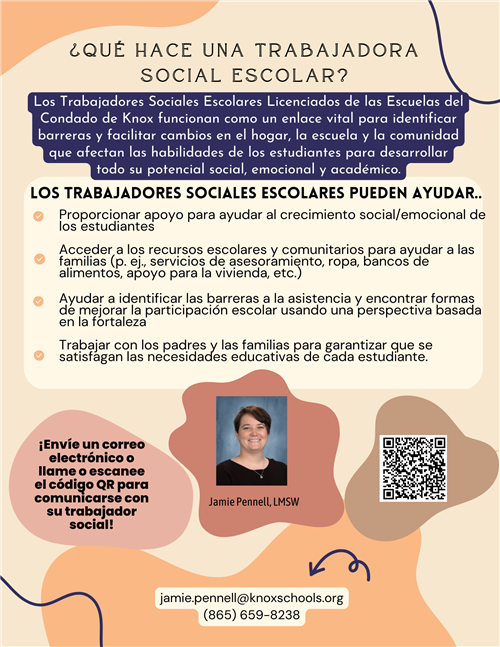 Spanish Social Worker Flyer